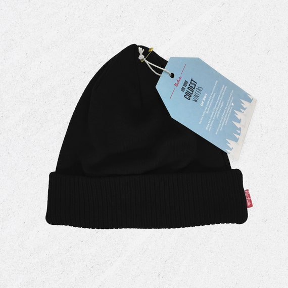 Black Beanie - Etsy Australia