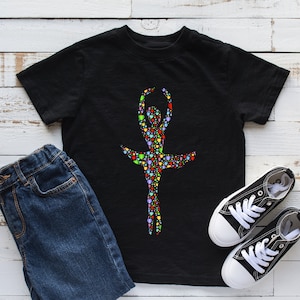 Ballerina Silhouette Kids T Shirt, Ballerina Nutcracker, Ballet Dancing, Ballet Dancer Recital, Gift, Longsleeve, Youth, Infant, Hoodie
