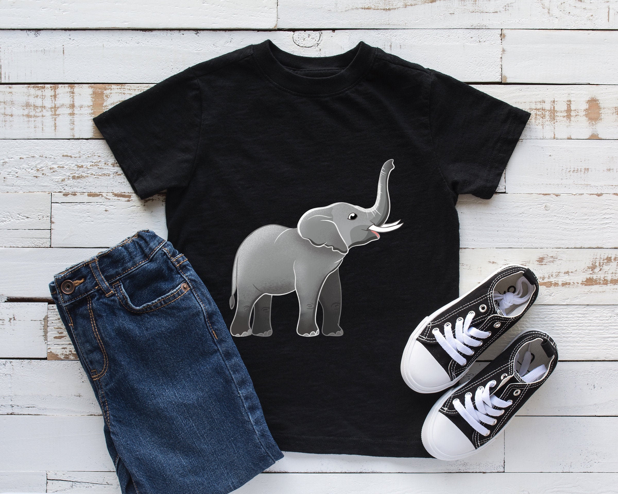 Elephant Kids Shirt Elephant Youth Shirt Elephant Lover Etsy