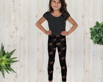 Tarantula Pattern Leggings, Toddler, Kids Leggings Pattern, Baby Toddler Leggings Pattern, Baby Girl Legging, Gift, Tarantula Lover Gift