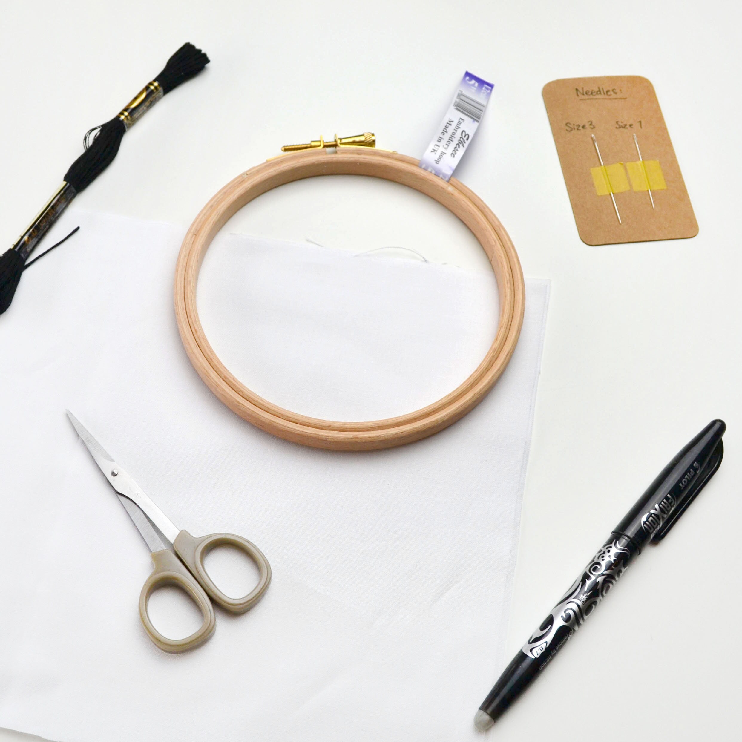 Embroidery Starter Pack is an Essentials Toolkit With All the Supplies ...