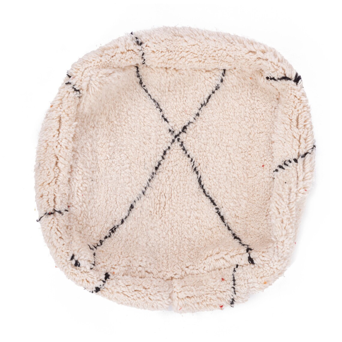 Marroquí Vintage piso cojín blanco puf marroquí cojín | Etsy