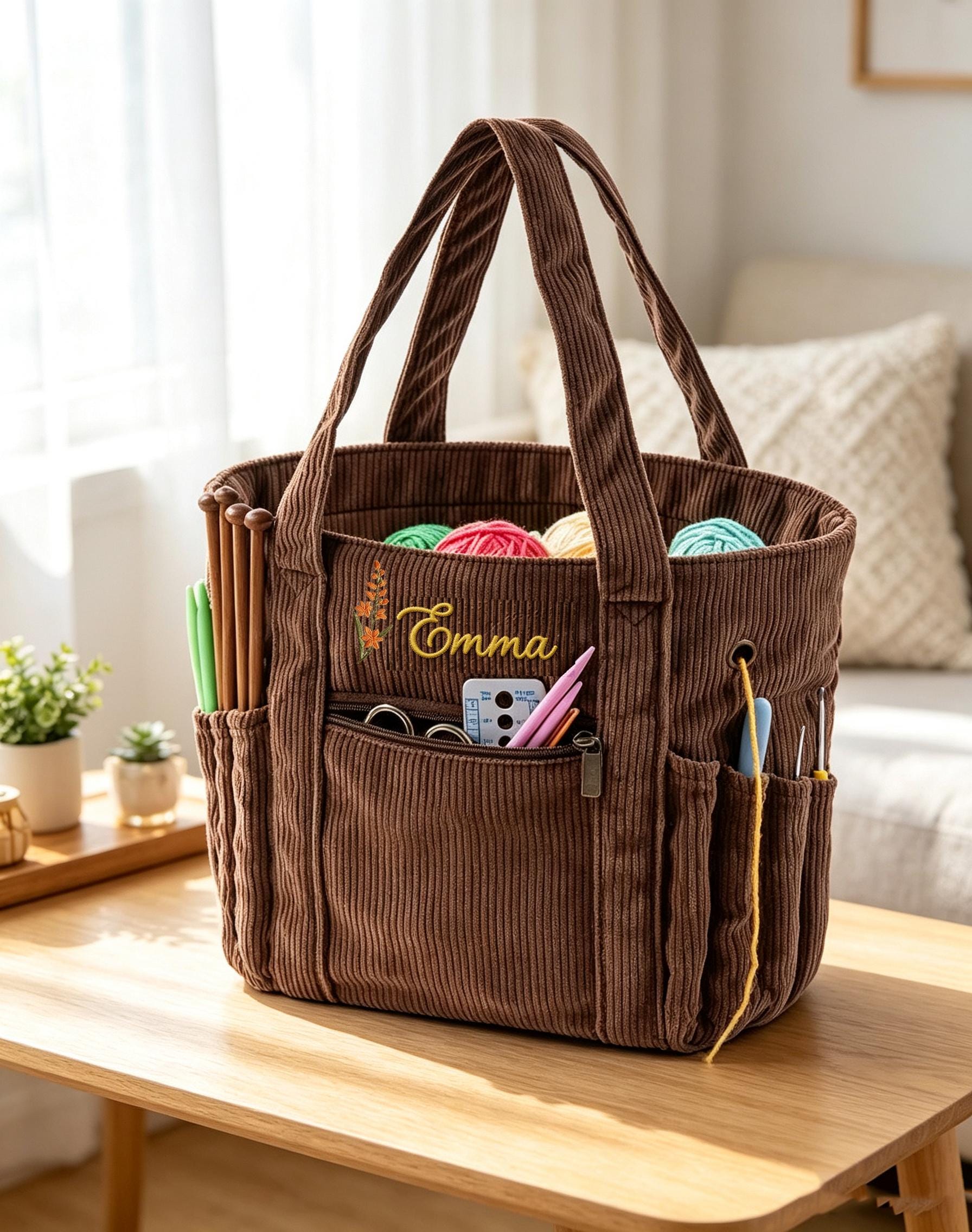 Yarn Storage Travel Bag - Etsy Canada