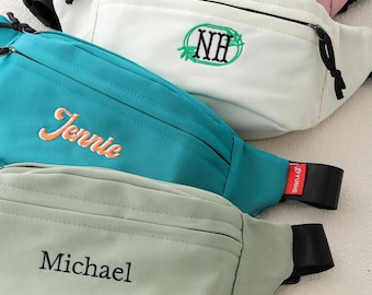 Custom Bumbag, Belt Bag, Crossbody Bag, Personalized Gift for Her, Jumbo Fanny Pack, Trendy Sling Bag, Embroidered Women's Bag 25060702