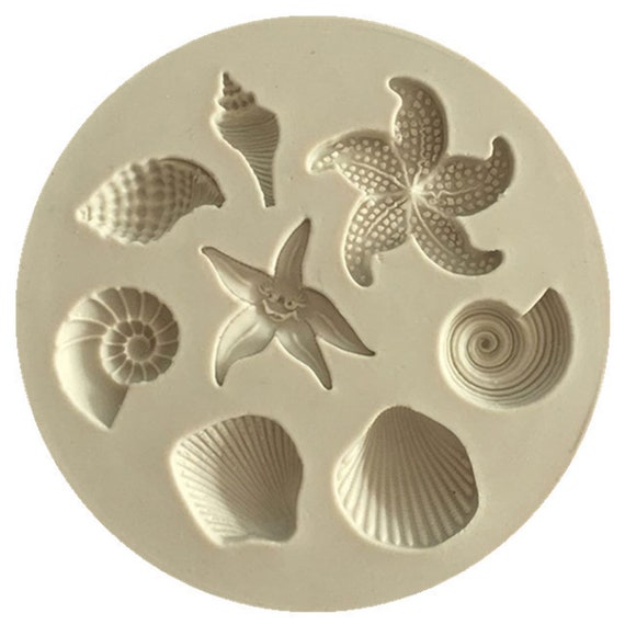 3D Sea Shell Conch Fondant Chocolate Mould Cake Tool Sugarcraft Baking DIY Mold