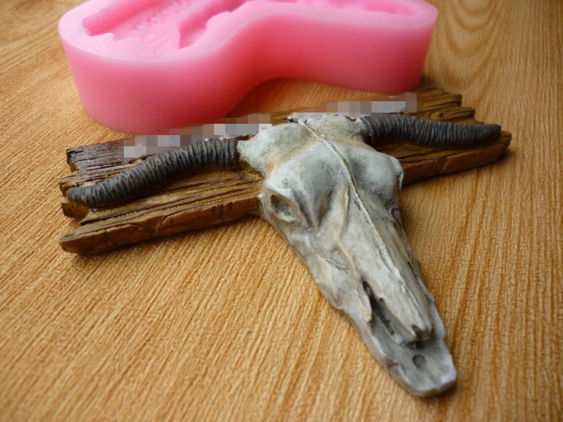 Cow Skull Silicone Cake Mold Chocolate Candy Mold Cake Etsy