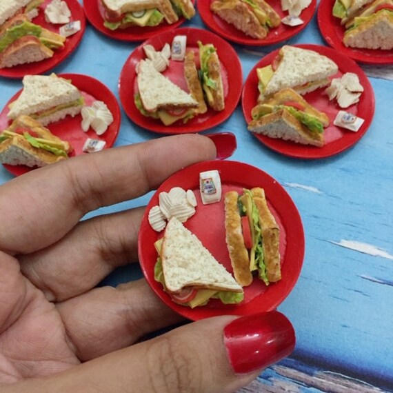 Miniature Vegetable Sandwich Magnet Inedible Food Magnet Etsy