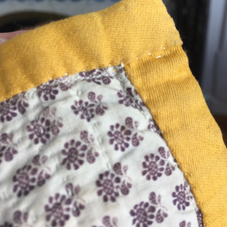 French Vintage Quilted Coverlet / French Vintage Textile / Etsy