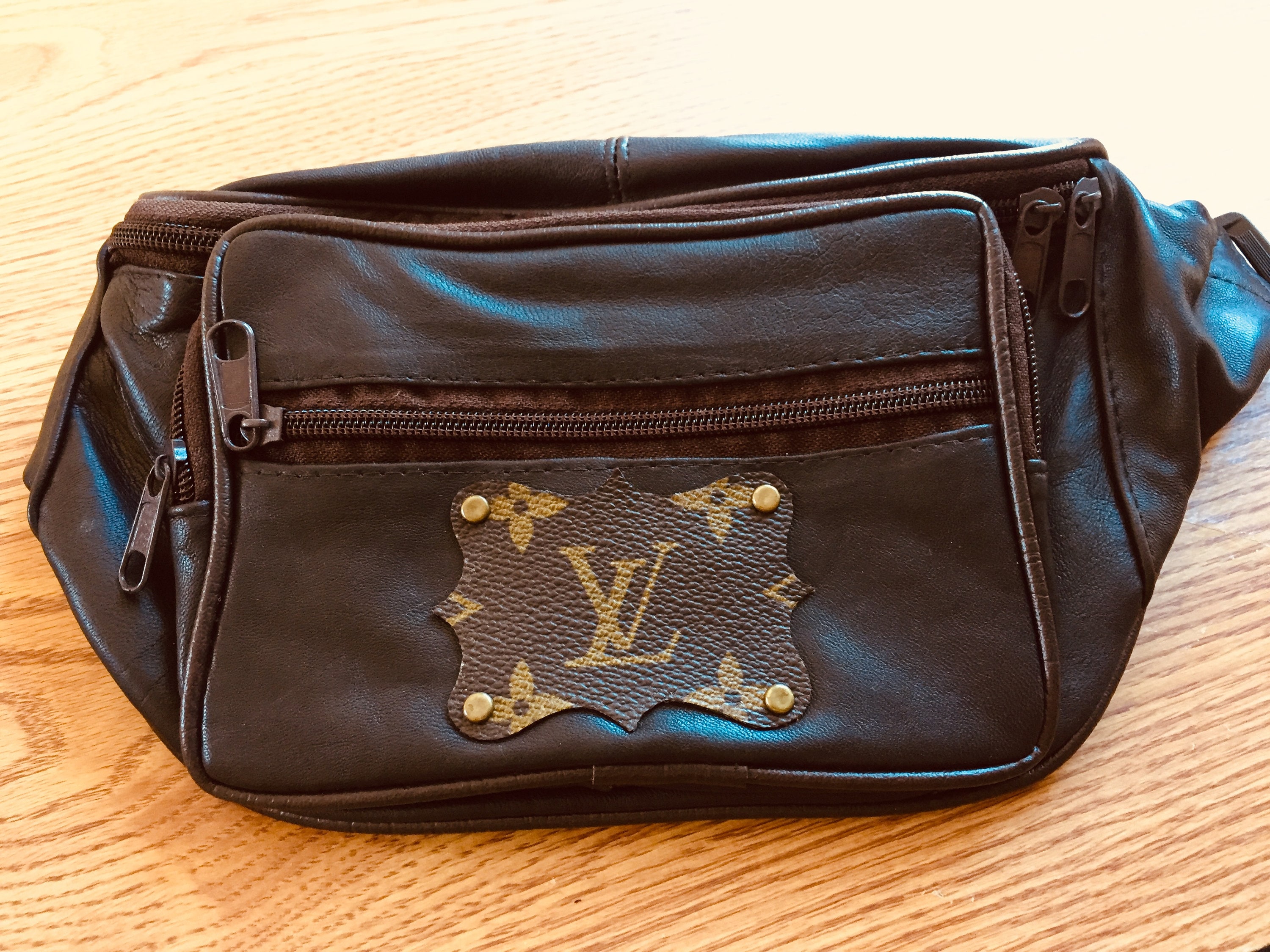 Authentic Louis Vuitton repurposed upcycle Fanny Pack Etsy
