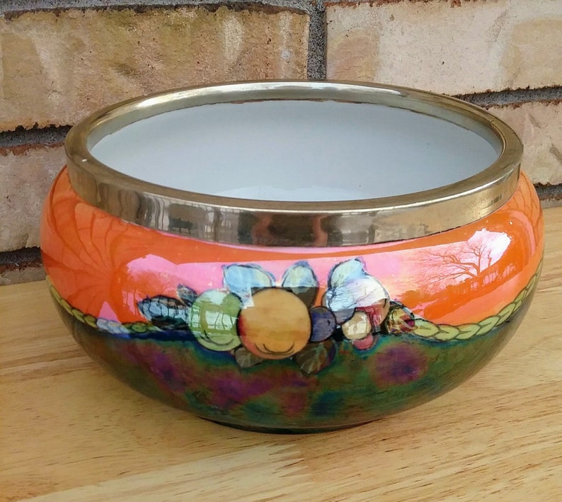 Luster Bowl by Newport Pottery Co. Ltd Etsy