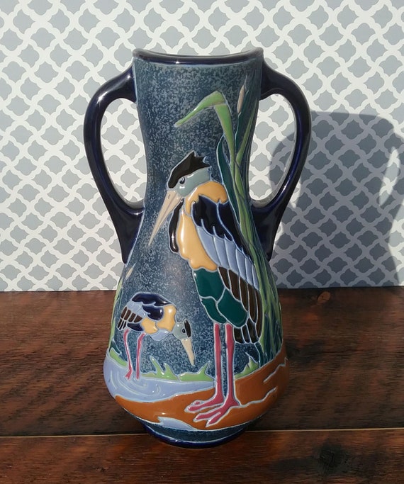 Large Amphora Czech Pottery Etsy
