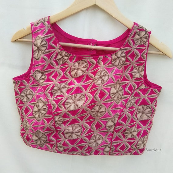 fancy pink blouse