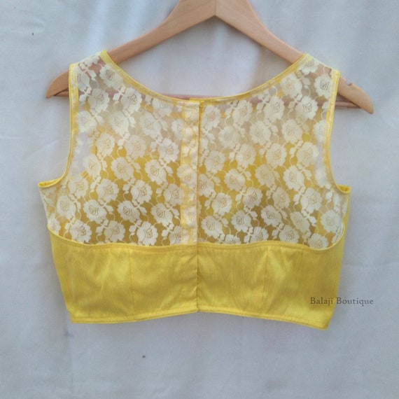 readymade yellow blouse