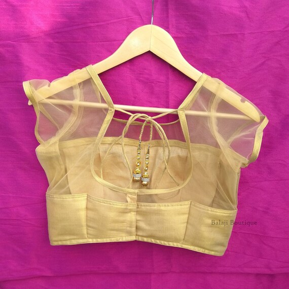 golden blouse fancy