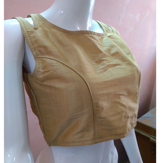 fancy golden blouse