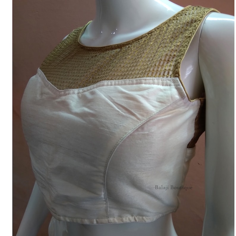 Beautiful Readymade White Saree Blouse For Women Readymade Choli Blouse Partywear Blouse Fancy Blouse Blouse Choli Sari Blouse 1pcs