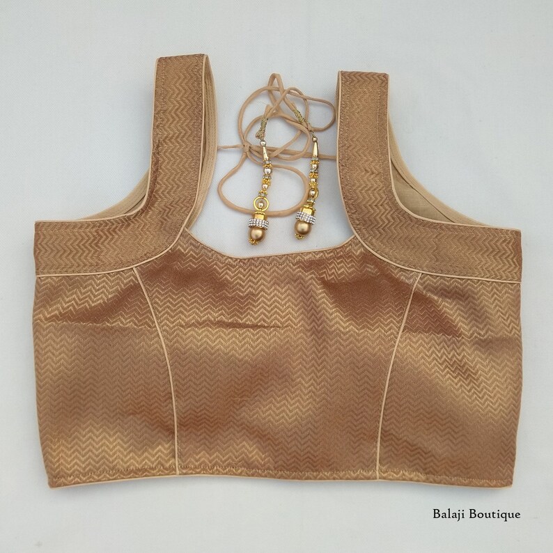 Partywear Blouse Free Shipping Readymade Brocade Blouse Gold Saree Blouse 1pcs Women Blouse Fancy Blouse Choli Blouse