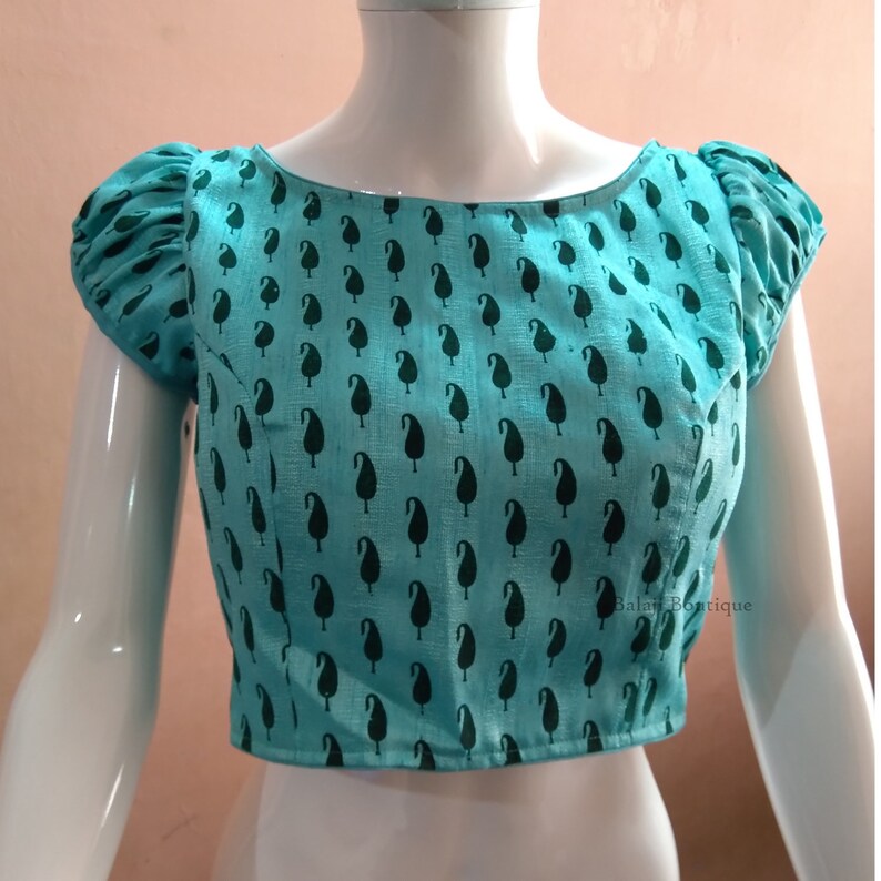 short puff blouse designs