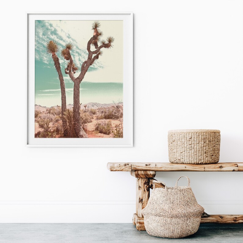 Joshua Tree Print Boho Home Decor Desert Photography Prints Etsy