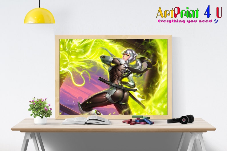 A4 A3 A2 A1 A0| Overwatch Reaper Game Poster Print T523