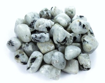 1 KG Rainbow Moonstone Tumbled Stones, Healing Crystals