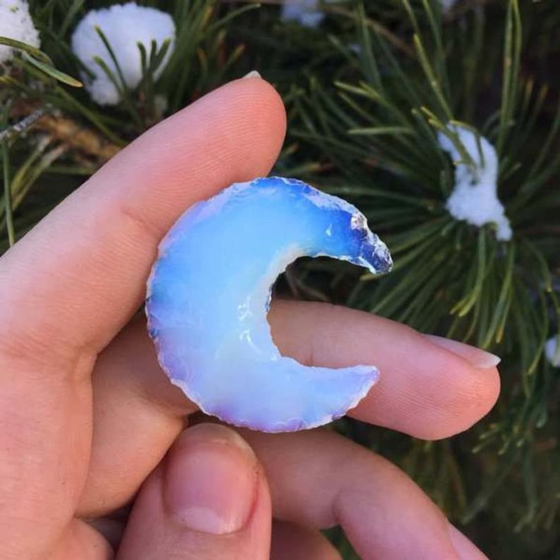 50 Pieces Crescent Moon Crystal Wholesale Bulk crystal Etsy