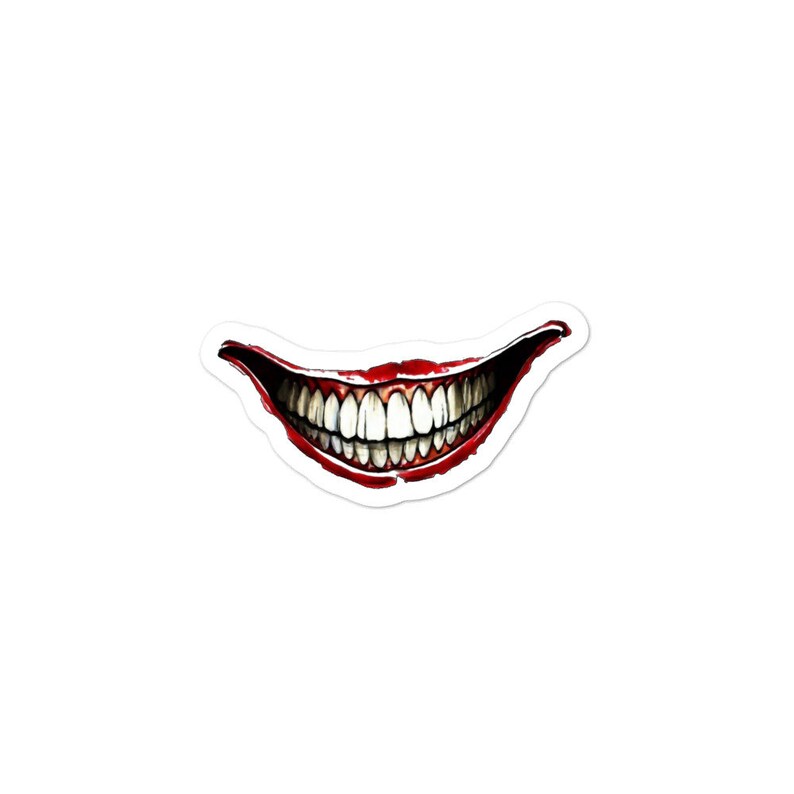 Jokers Smile Stickers 3 Sizes Fun Gift - Etsy UK