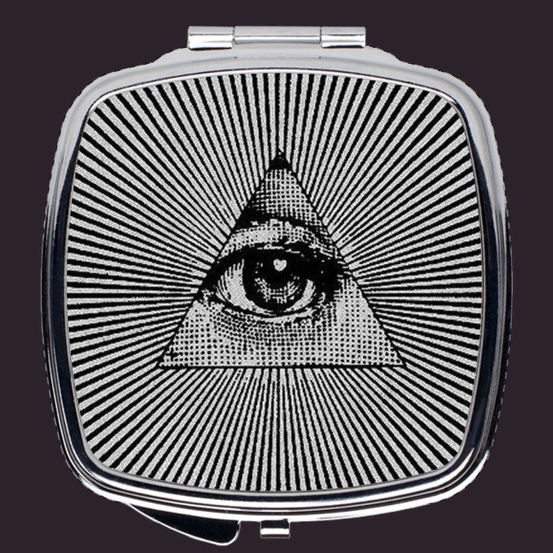 Third Eye Psychedelic Compact Mirrors Etsy