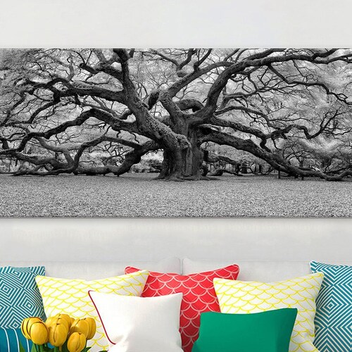 Big Angel Oak Tree Canvas Art Charleston South Carolina Angel Etsy