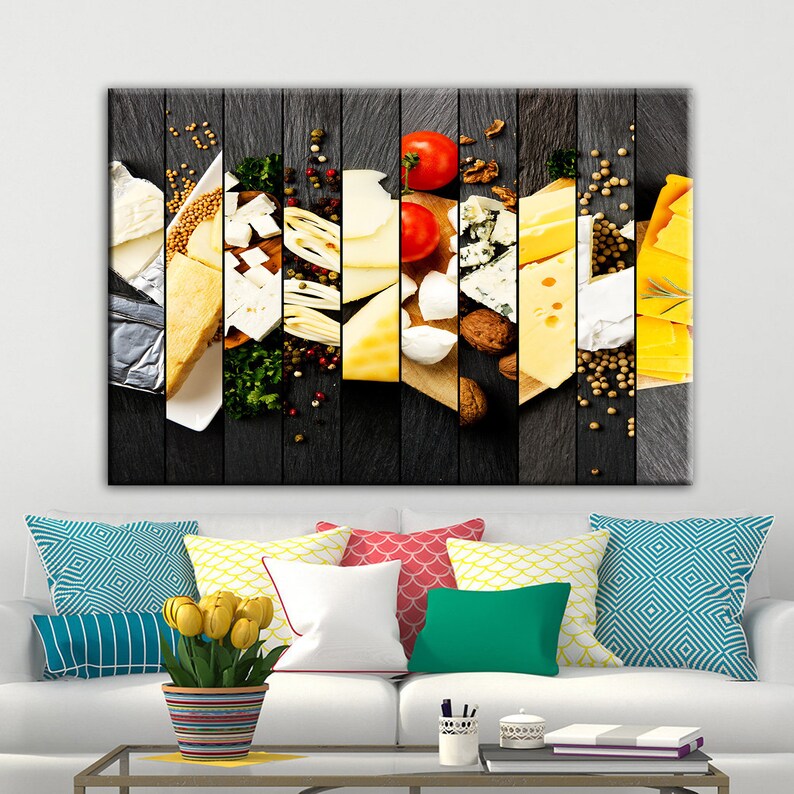 Food Wall Art Canvas Wall Art Restaurant Wall Decor Food Etsy