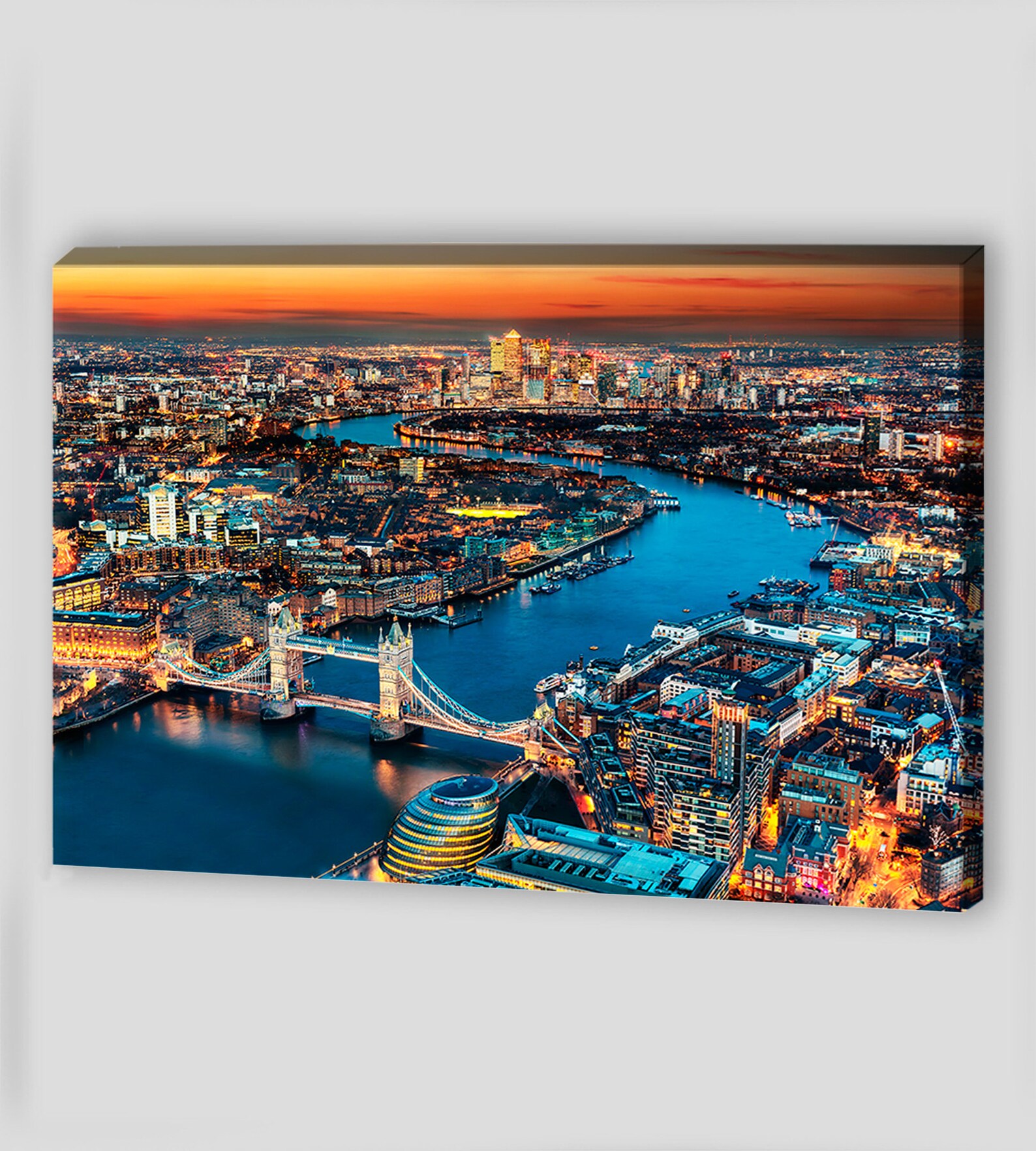 London Skyline Canvas Art Canvas Wall Art London Wall Art Etsy