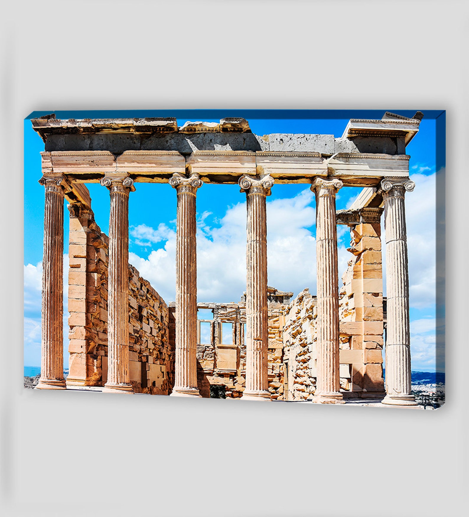 Acropolis Greece Canvas Art Canvas Wall Art Ancient Greece Etsy