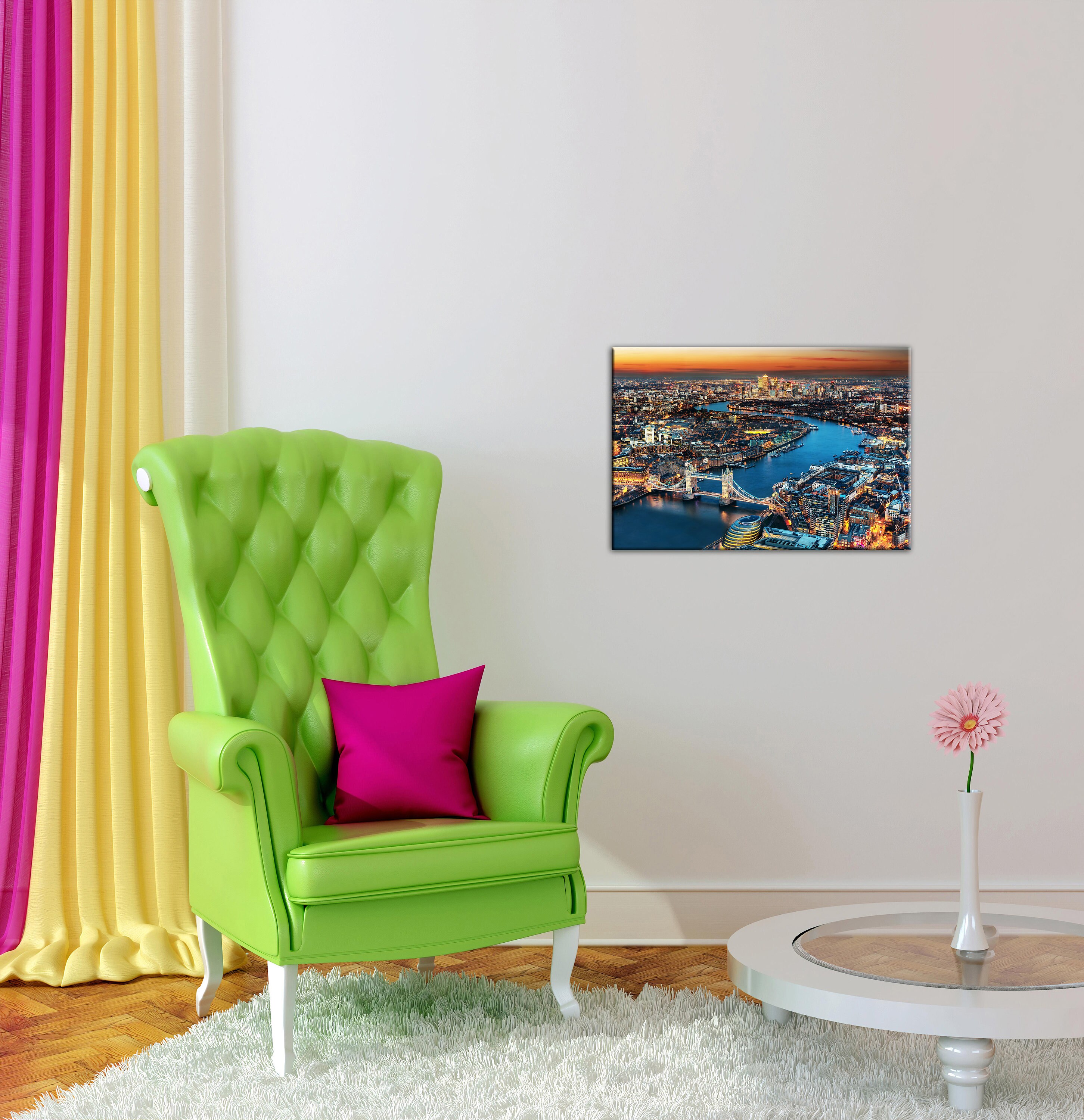 London Skyline Canvas Art Canvas Wall Art London Wall Art Etsy