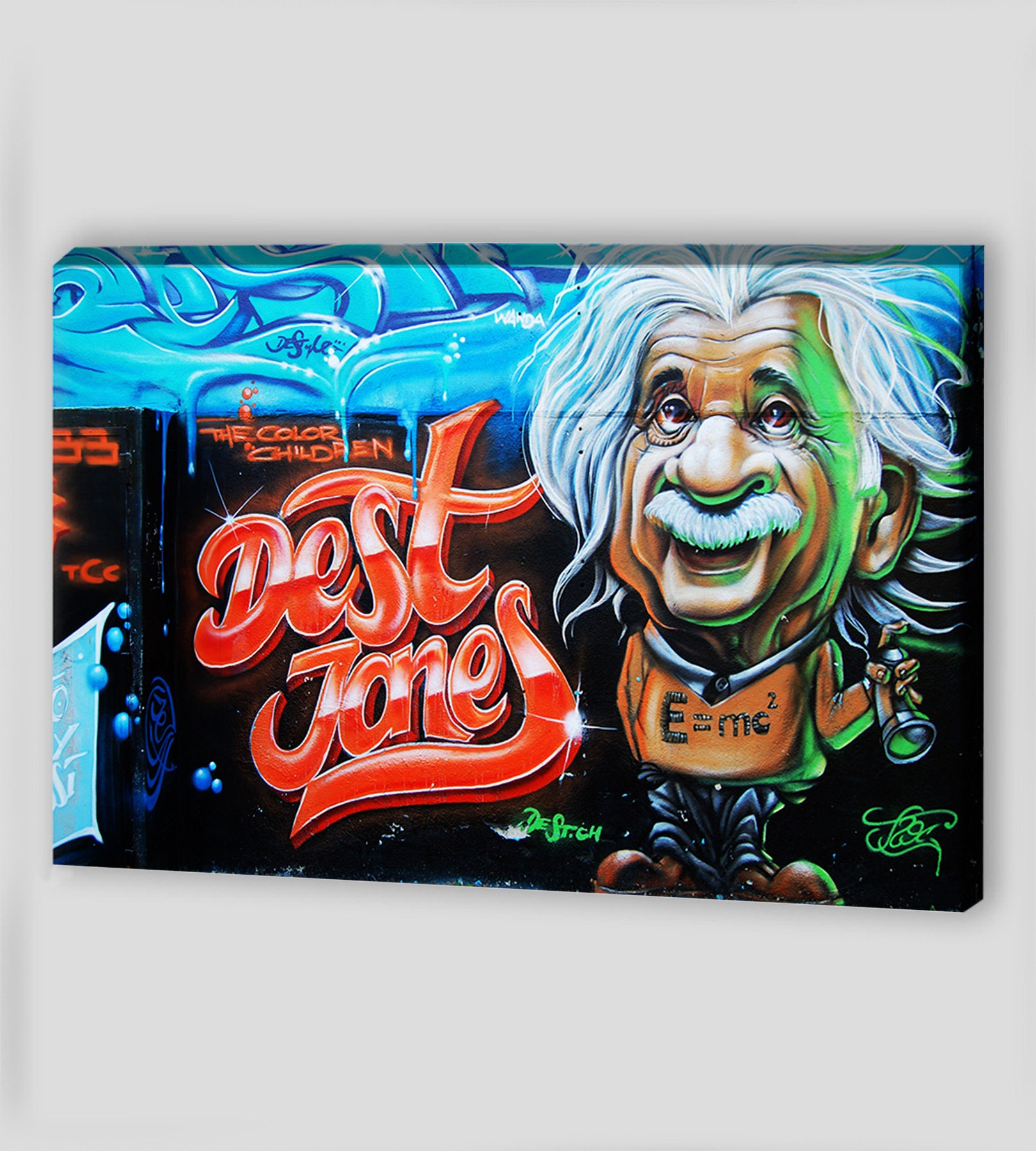 Canvas Wall Art Street Art Painting Mural Canvas Art Graffiti Etsy