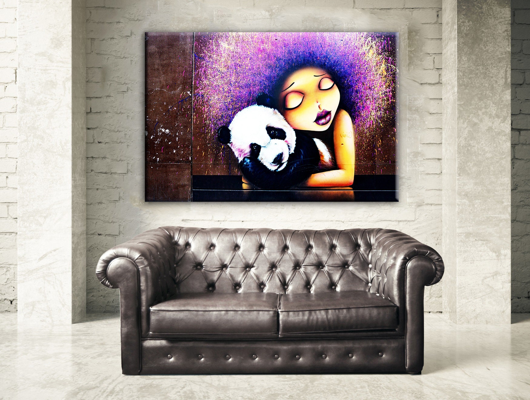 Street Art Canvas Wall Art Canvas Art Urban Canvas Urban Wall Etsy