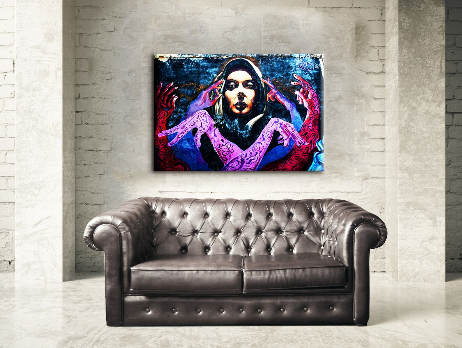 Canvas Wall Art Street Art Painting Mural Canvas Art Graffiti Etsy