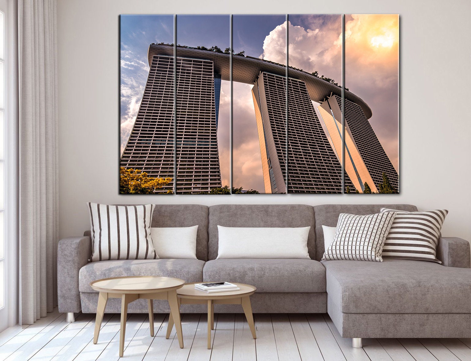Singapore Landscape Canvas Art Canvas Wall Art Singapore Etsy