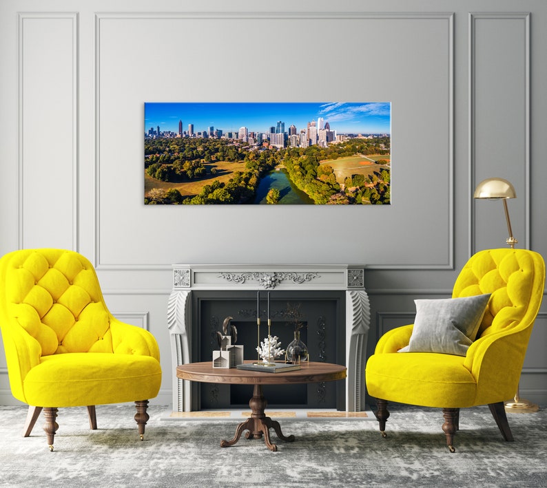 Atlanta Canvas Art Atlanta Canvas Wall Art Atlanta Etsy