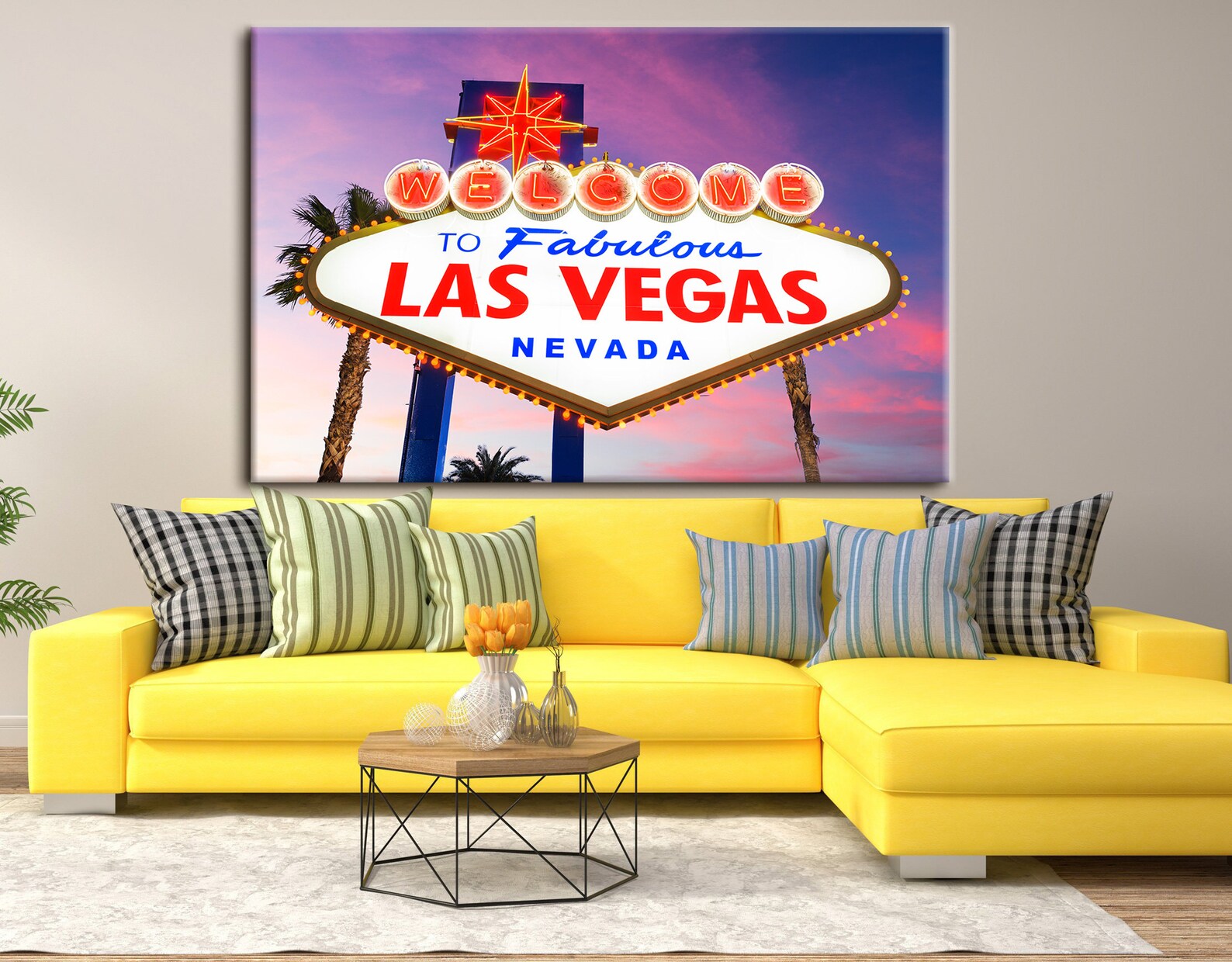 Canvas Wall Art Las Vegas Canvas Art Nevada USA to Etsy