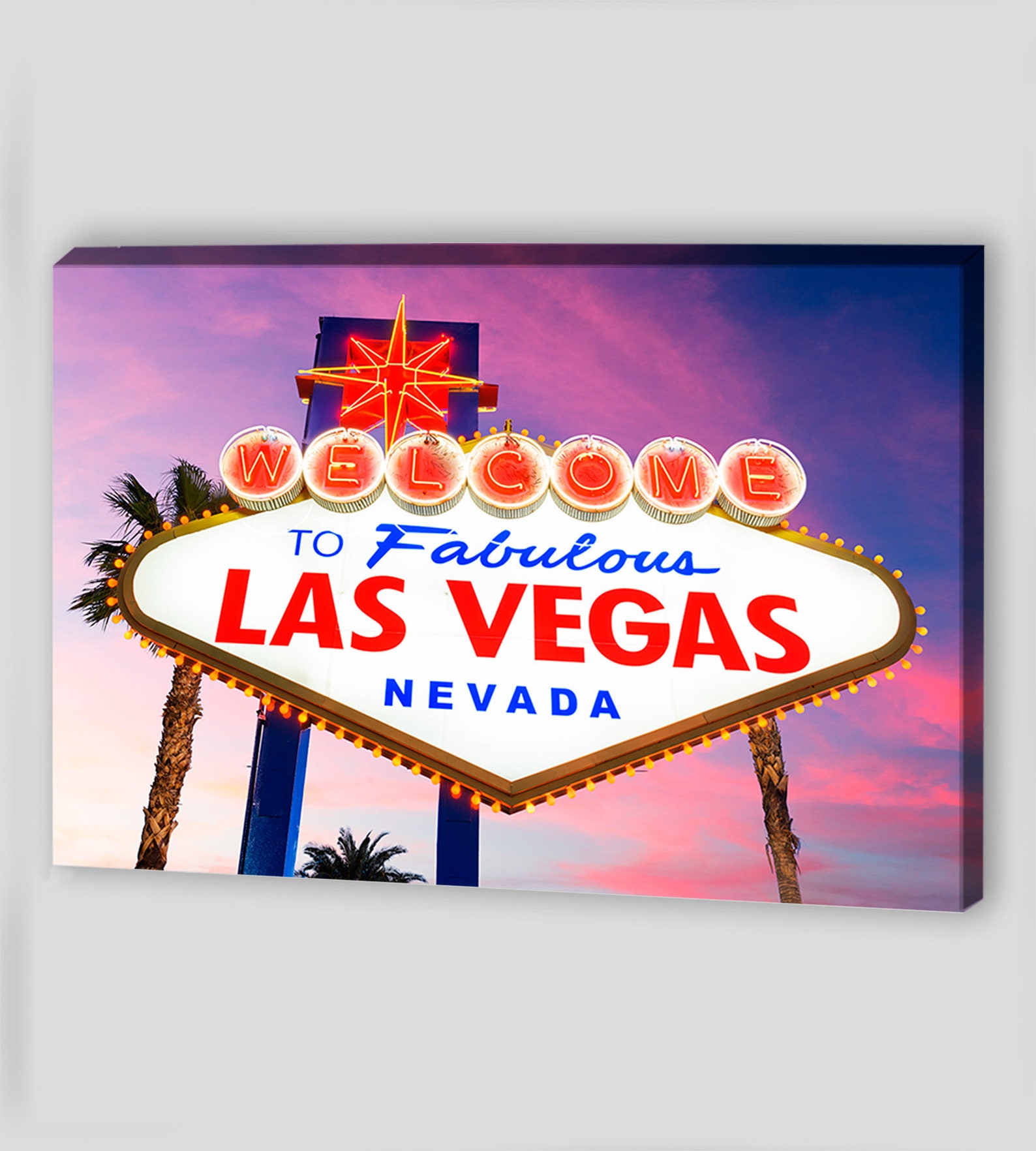 Canvas Wall Art Las Vegas Canvas Art Nevada USA to Etsy