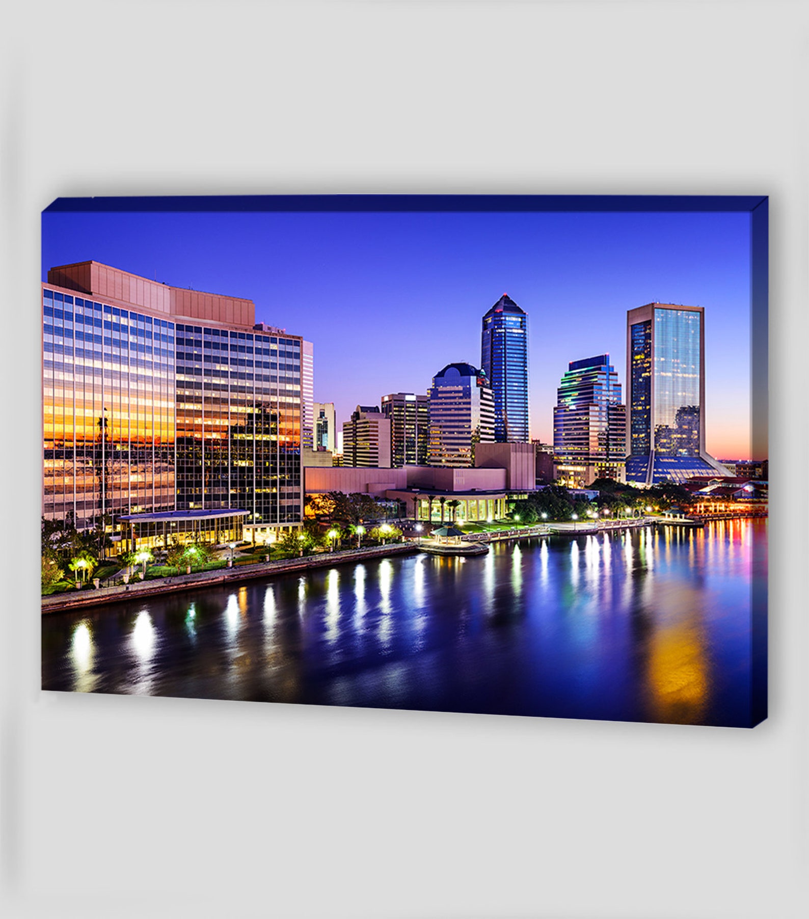 Jacksonville Canvas Art Canvas Wall Art Jacksonville Canvas Etsy