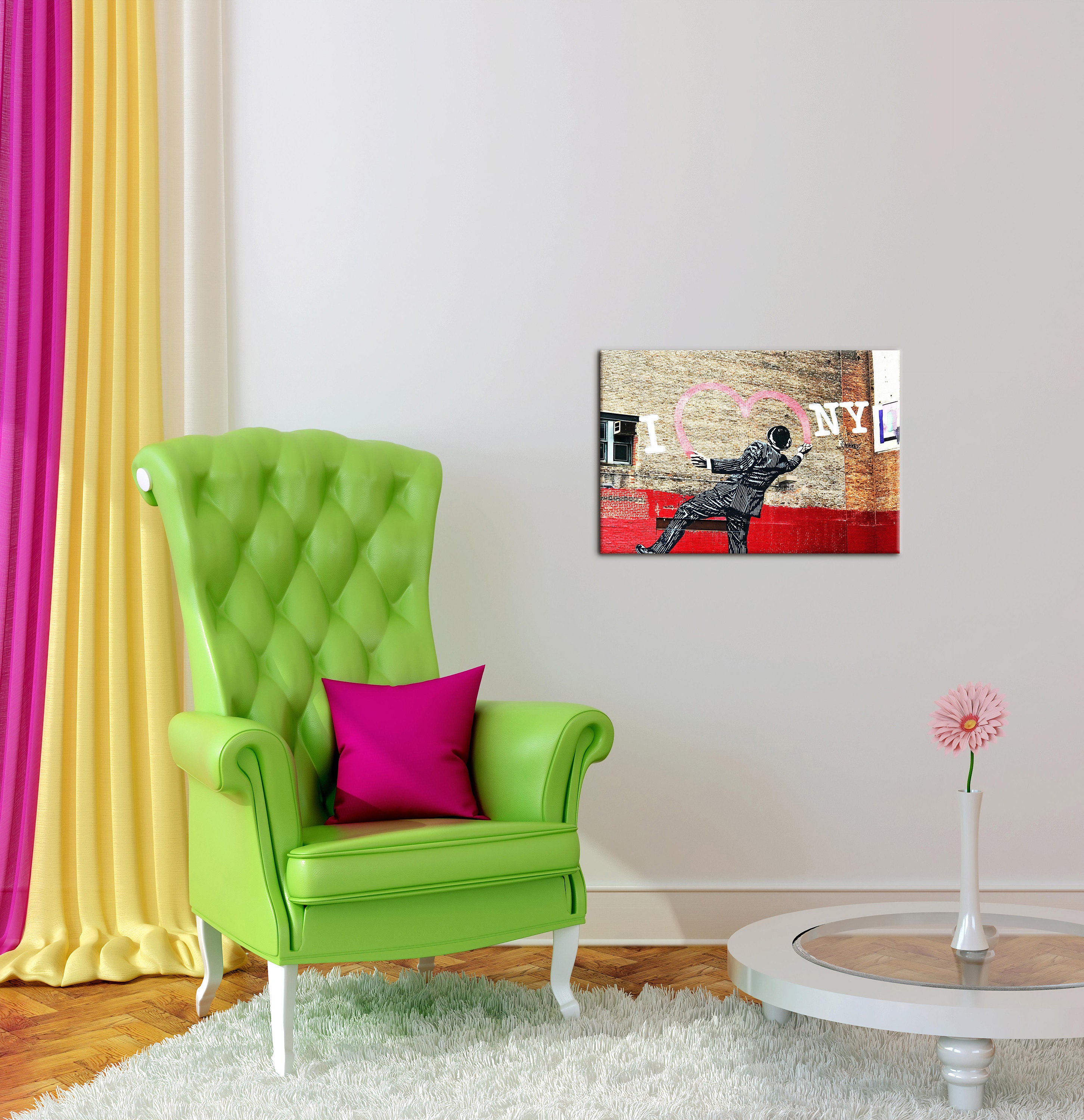 Canvas Wall Art New York Canvas Art Street Art Painting Etsy