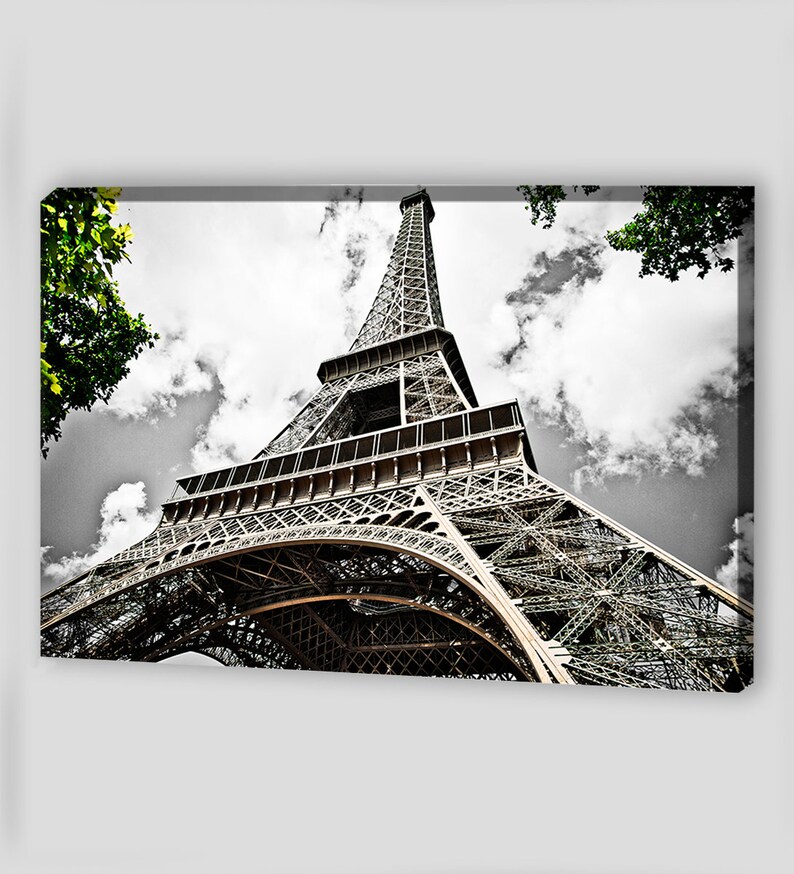 Eiffel Tower Canvas Art Canvas Wall Art Eiffel Tower Prints | Etsy