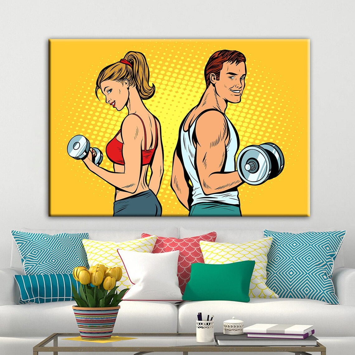 Sport Wall Art Gym Wall Art Gym Canvas Wall Art Gym Wall Decor Etsy
