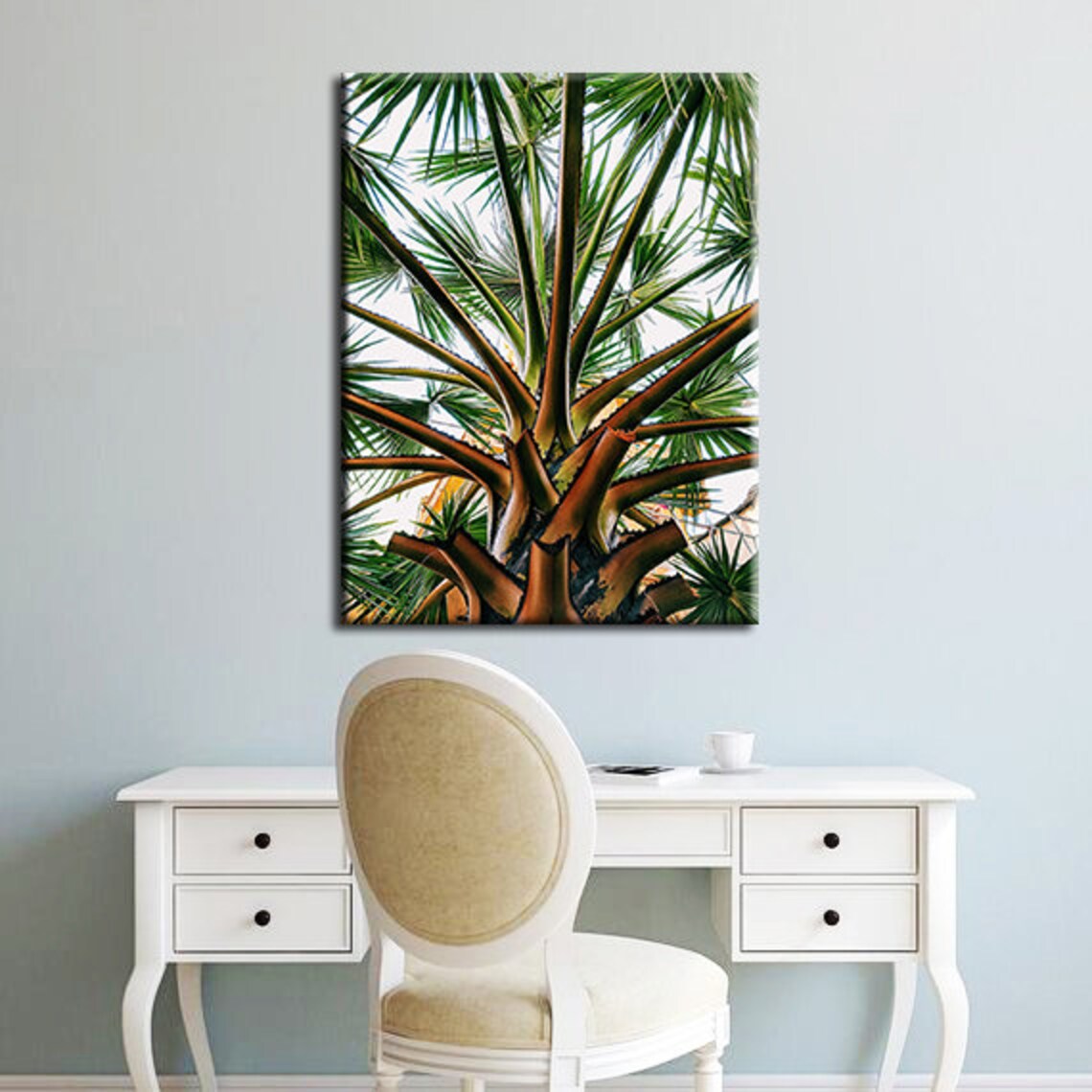 Canvas Art Canvas Wall Art Palm Tree Print Palm Wall Art Palm Etsy