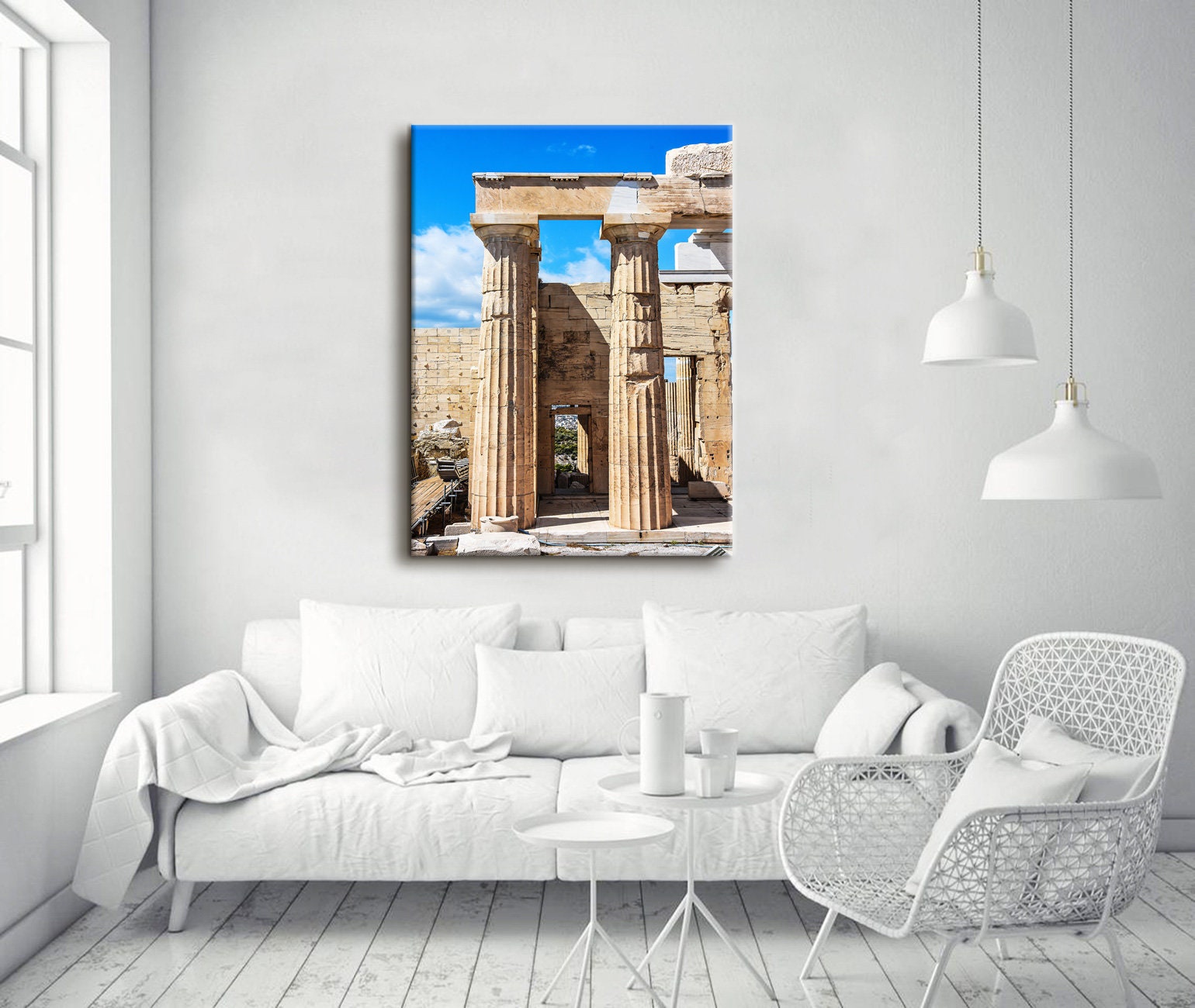 Canvas Wall Art Acropolis Greece Canvas Art Ancient Greece Etsy
