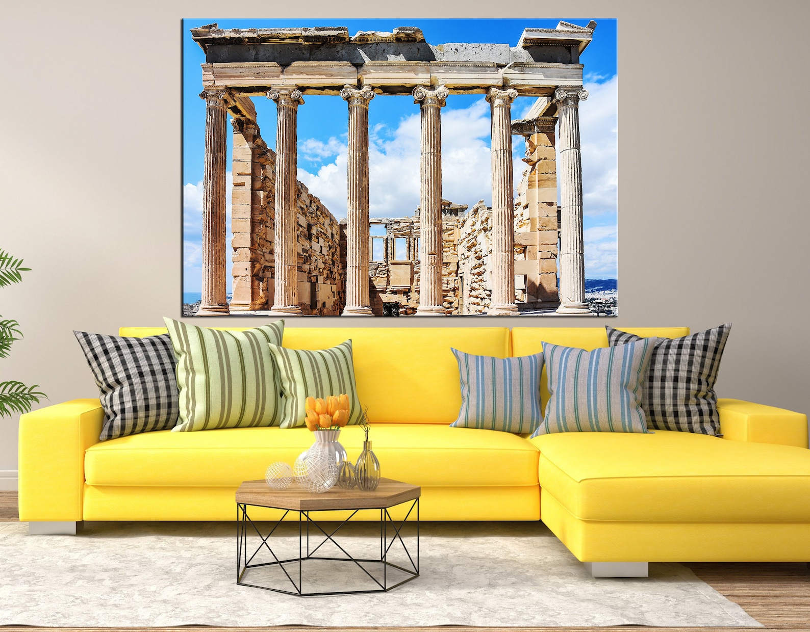 Acropolis Greece Canvas Art Canvas Wall Art Ancient Greece Etsy