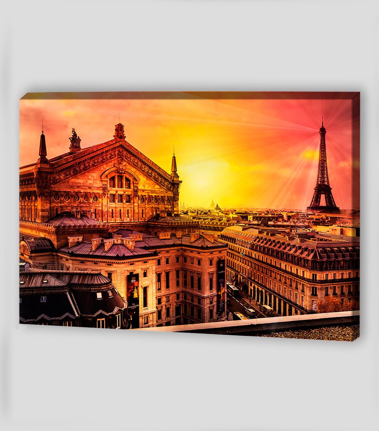 Paris Canvas Art Canvas Wall Art Eiffel Tower Prints Paris Etsy