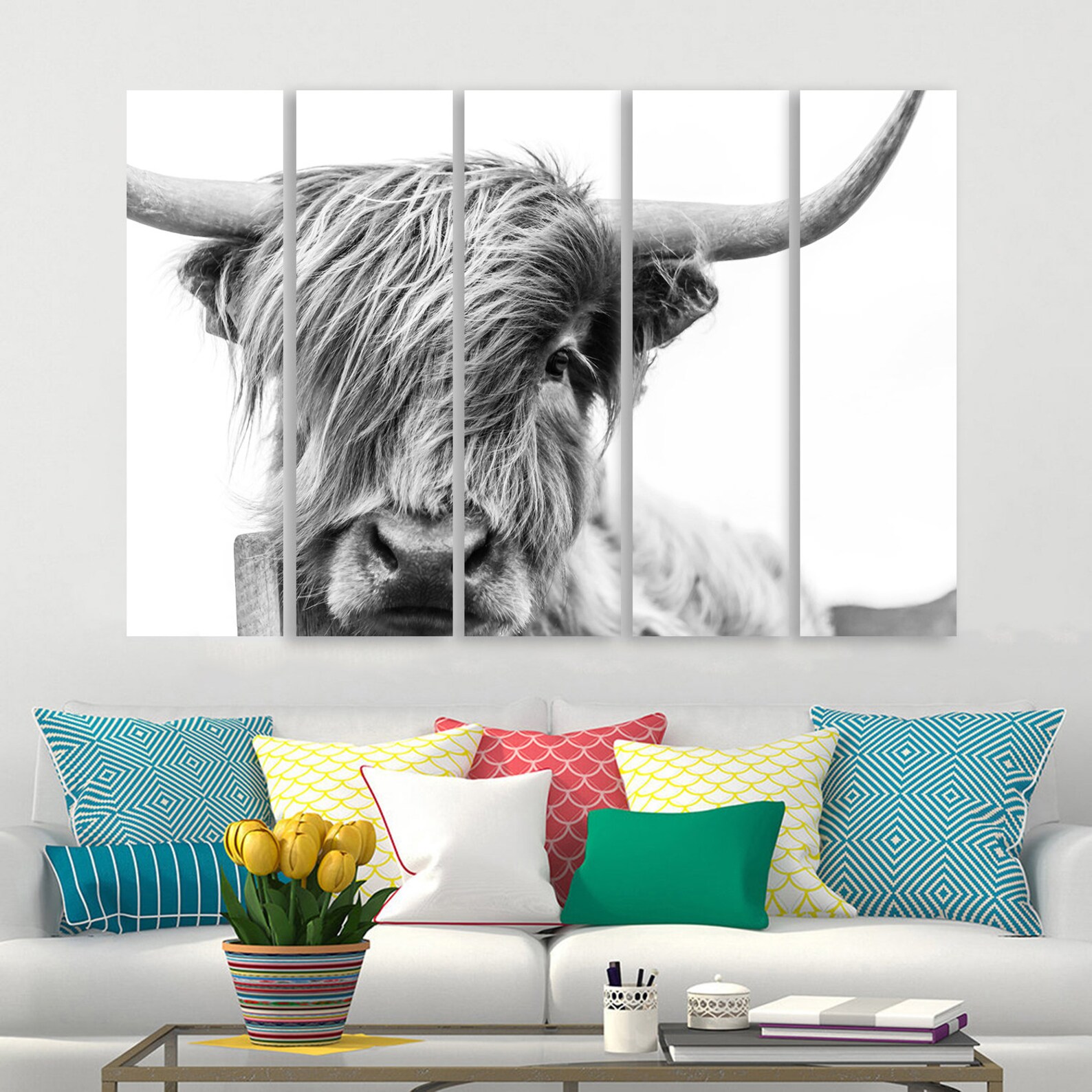 Kuh Bild Leinwand: Unleash Your Inner Artist and Elevate Your Home Decor