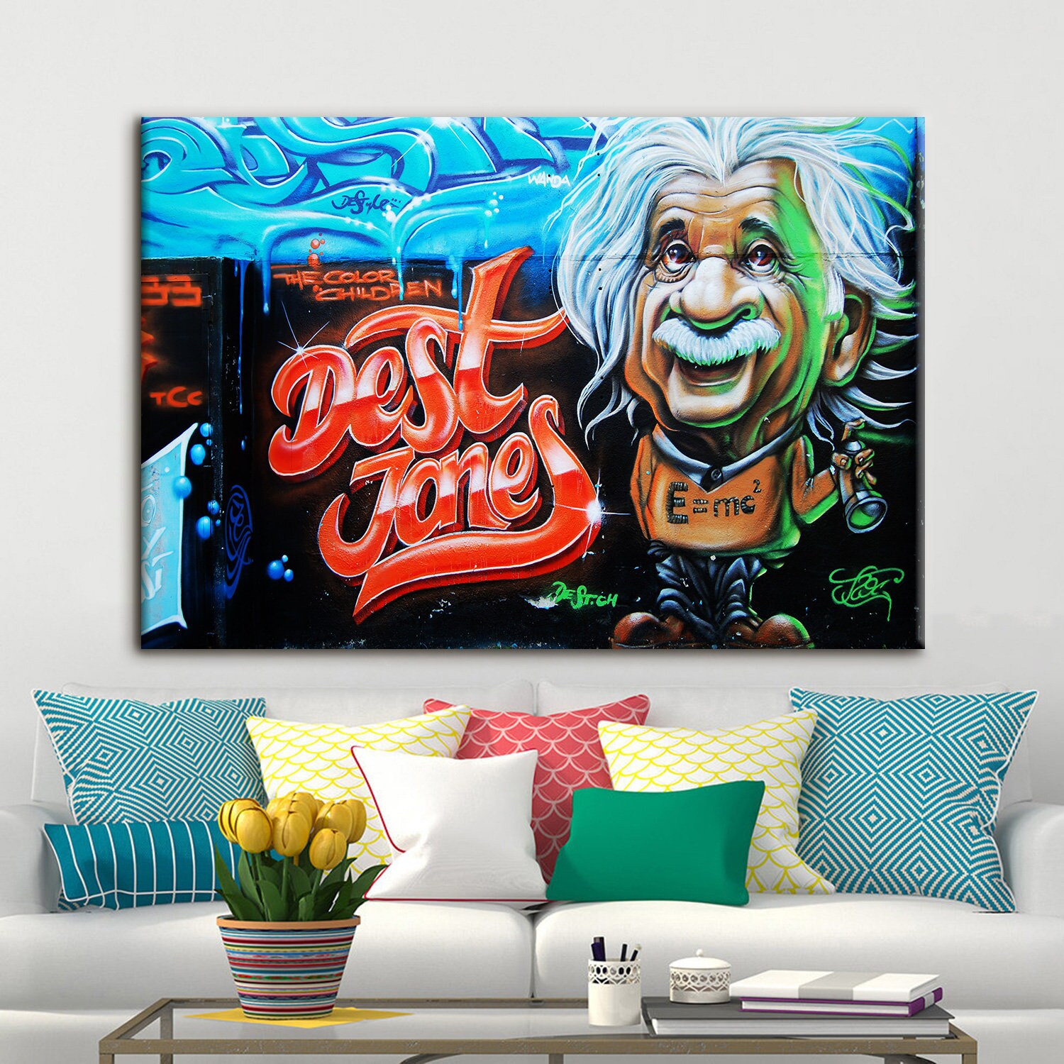 Canvas Wall Art Street Art Painting Mural Canvas Art Graffiti Etsy